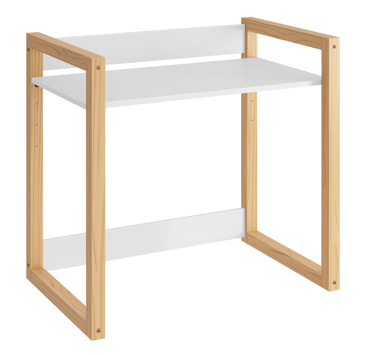 Mesa Escrivaninha Infantil Zoe Branco Fosco - Reller