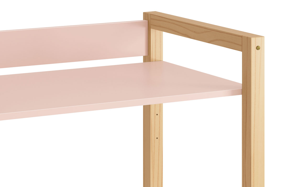 Mesa Escrivaninha Infantil Zoe Rosa Fosco - MoveisAqui