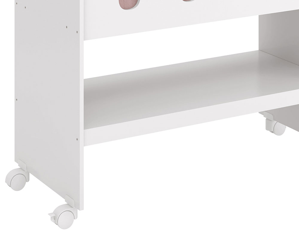 Mini Berço 3 em 1 Zain/Moisés Branco Fosco - Reller