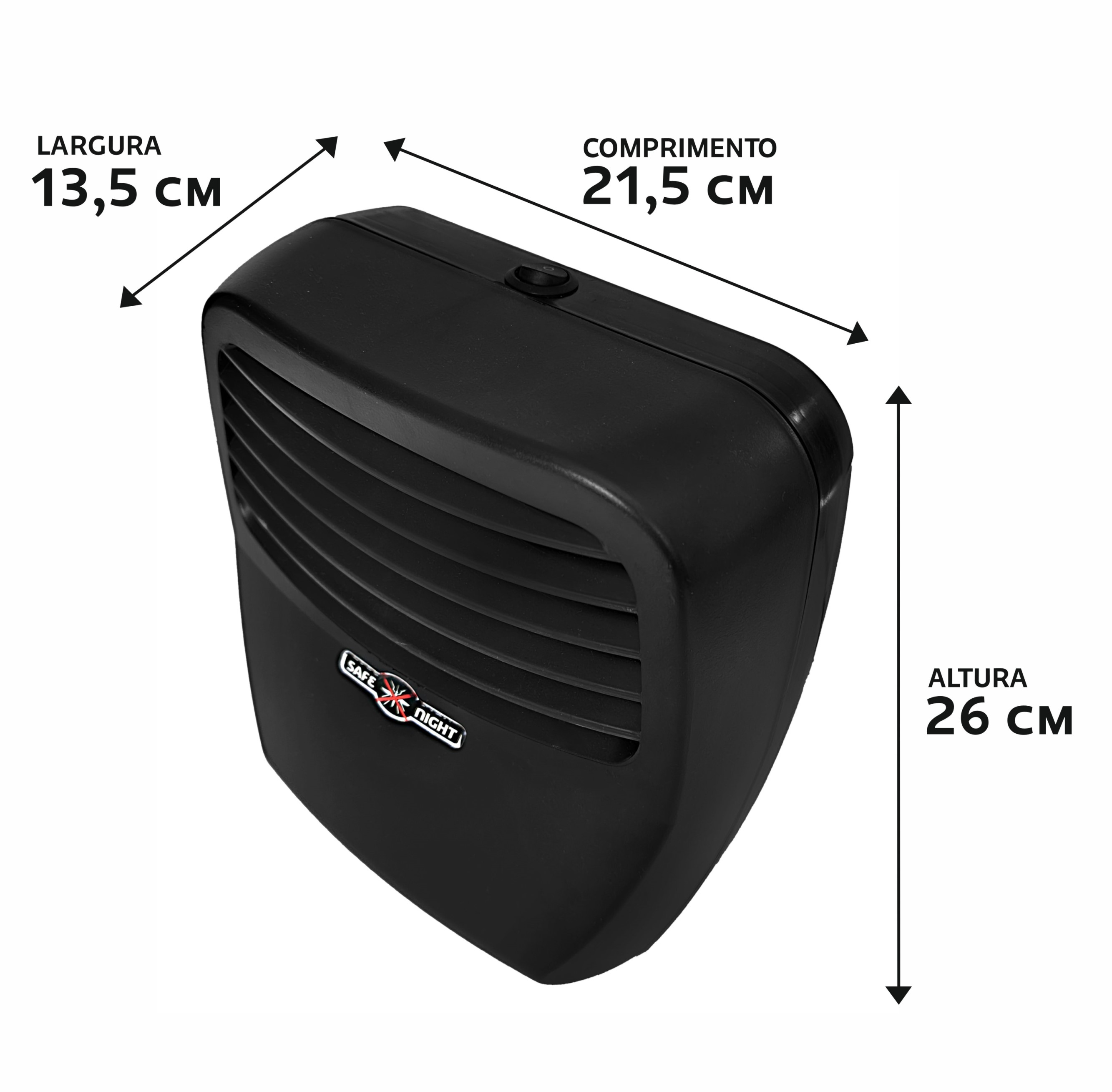 Armadilha Elétrica Luminosa Mata Insetos SAFE NIGHT - Silenciosa, Sem Produtos Químicos e Eficiente