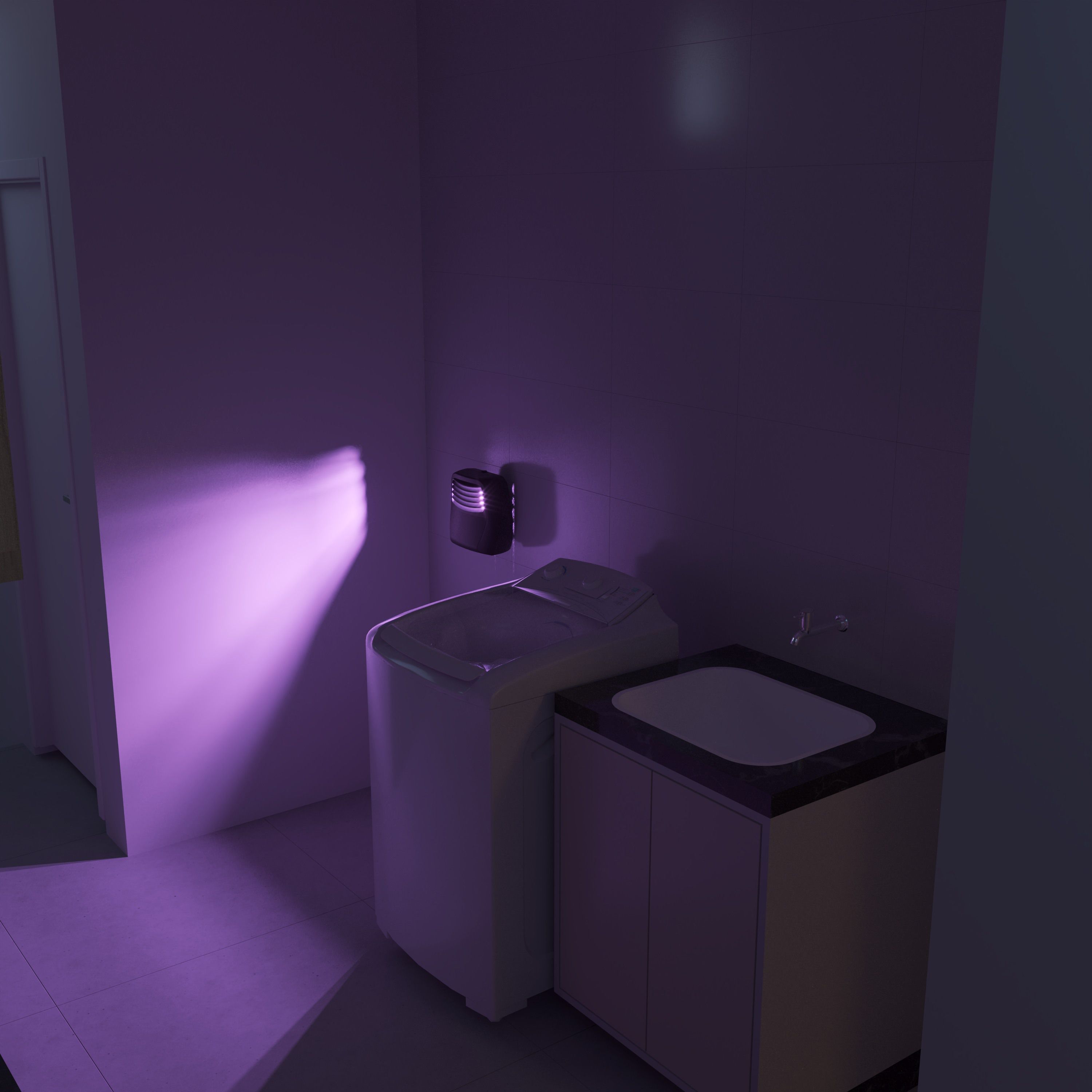 Armadilha Elétrica Luminosa Mata Insetos SAFE NIGHT - Silenciosa, Sem Produtos Químicos e Eficiente