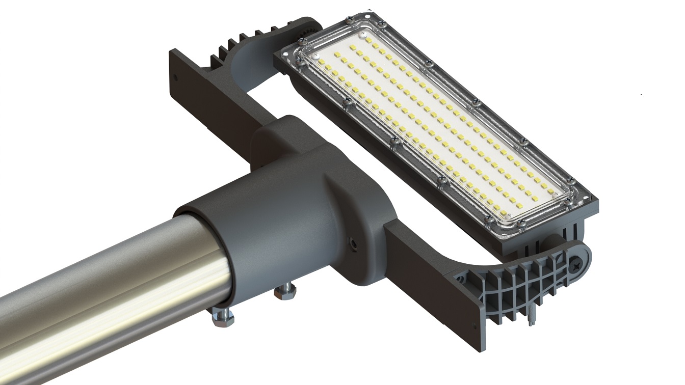 Luminária Pública 100w Led Osram 9000lm Poste Bivolt 6500k