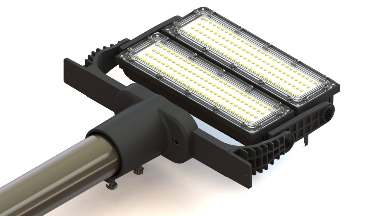 Luminária Pública 200w Led Osram Branco Frio18000lm Bivolt
