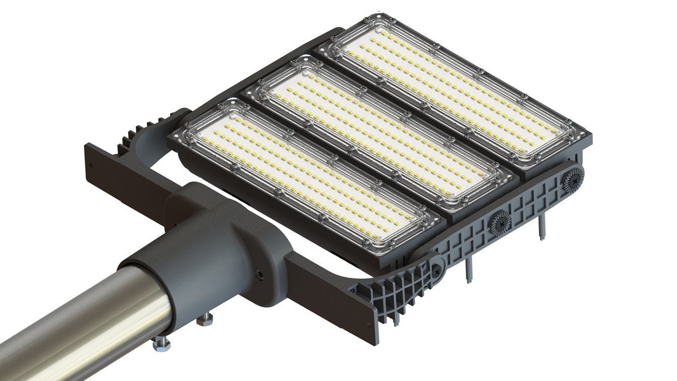 Luminária Pública 400W Led Osram 36000lm Bivolt Branco Frio IP66