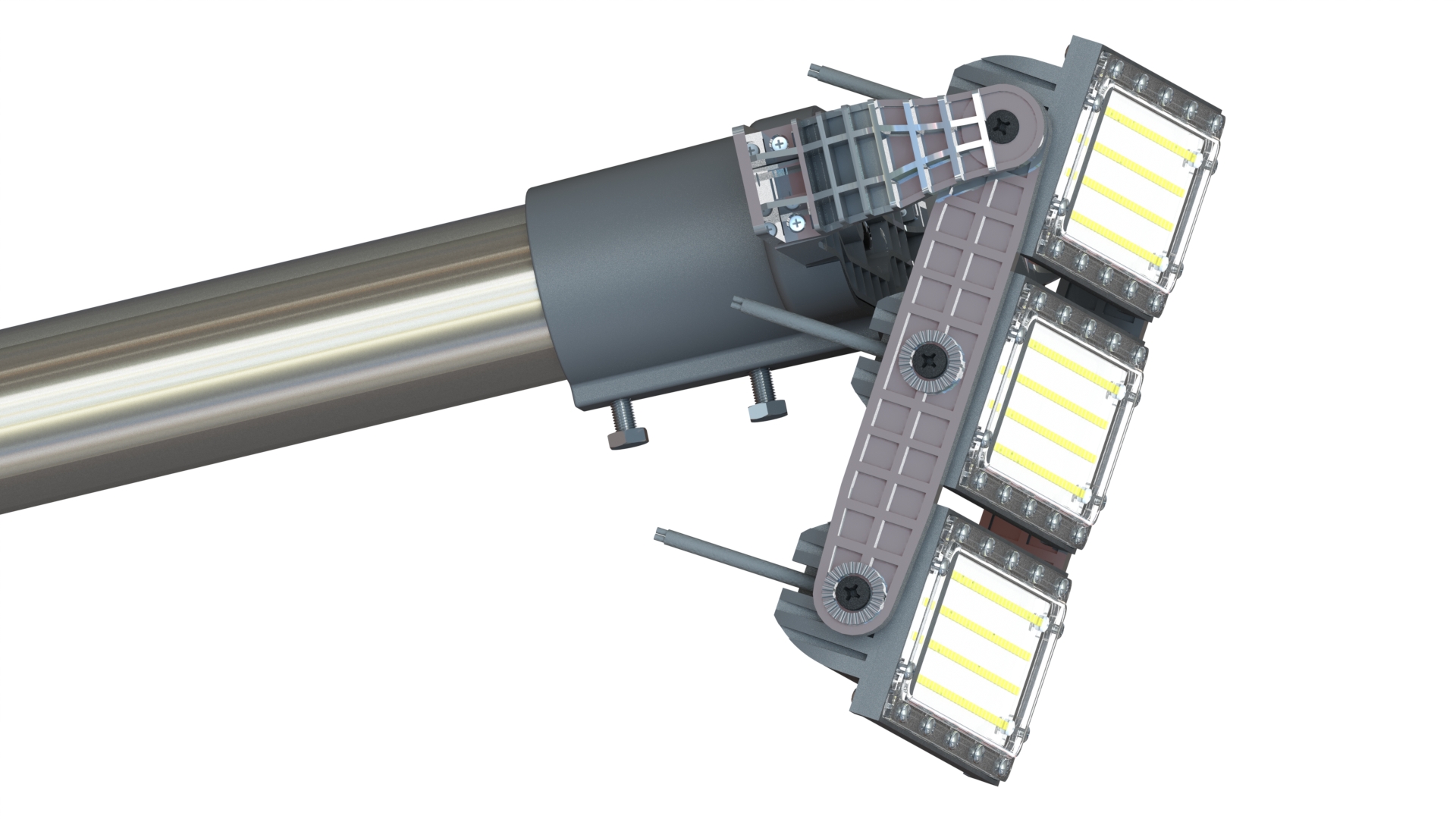 Luminária Pública 400W Led Osram 36000lm Bivolt Branco Frio IP66