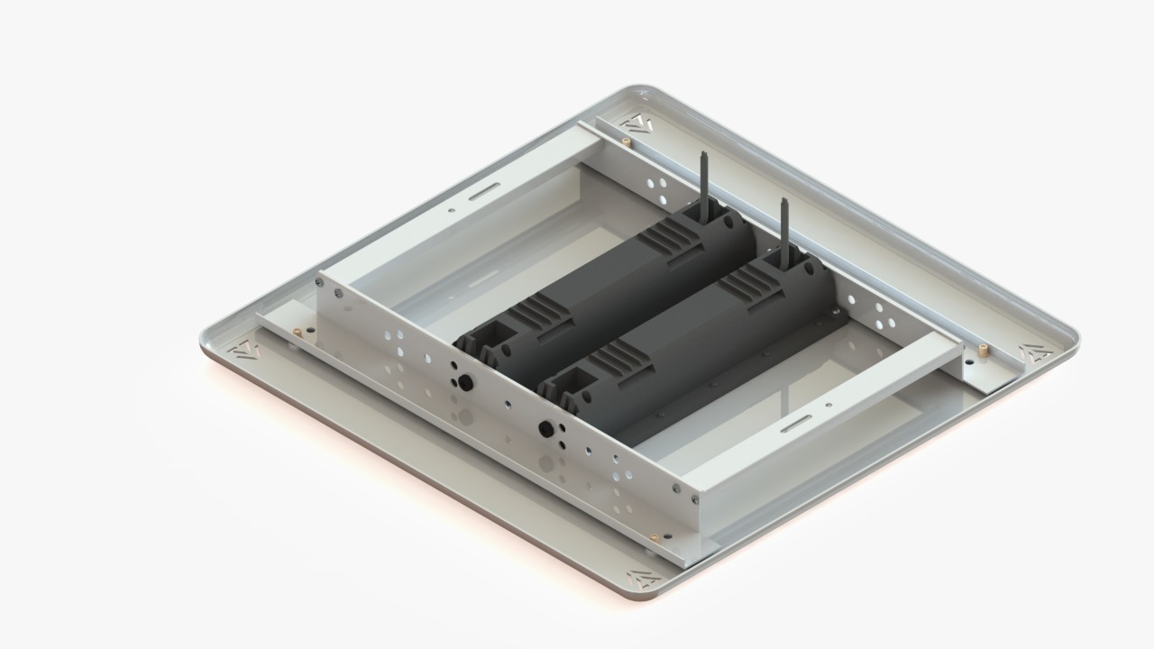 Luminária Posto de Combustível 100W Linha Combate Led Osram 9000lm RJ Iluminação IP66