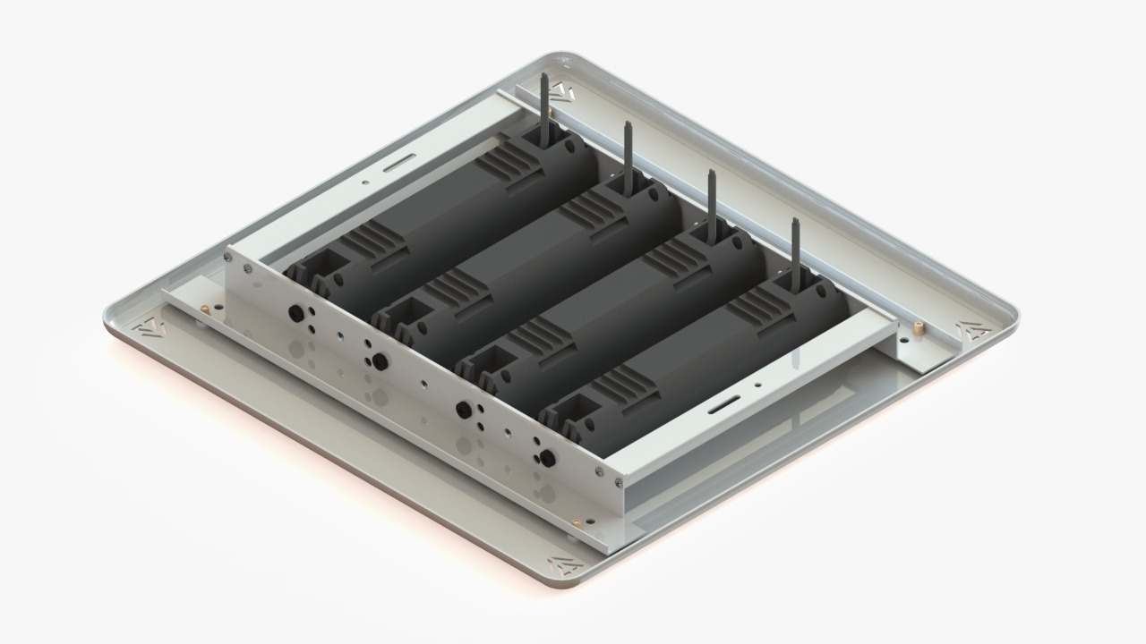 Luminária Posto de Combustível 400W - Linha Combate Led Osram 36000lm IP66