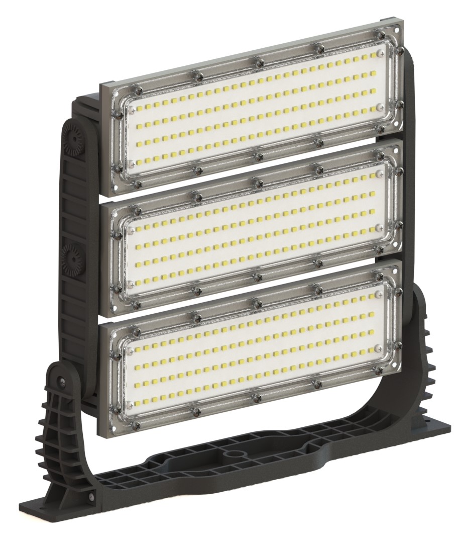 Refletor 400w Holofote Led Osram 36000lm Ip66 Combate Articulado