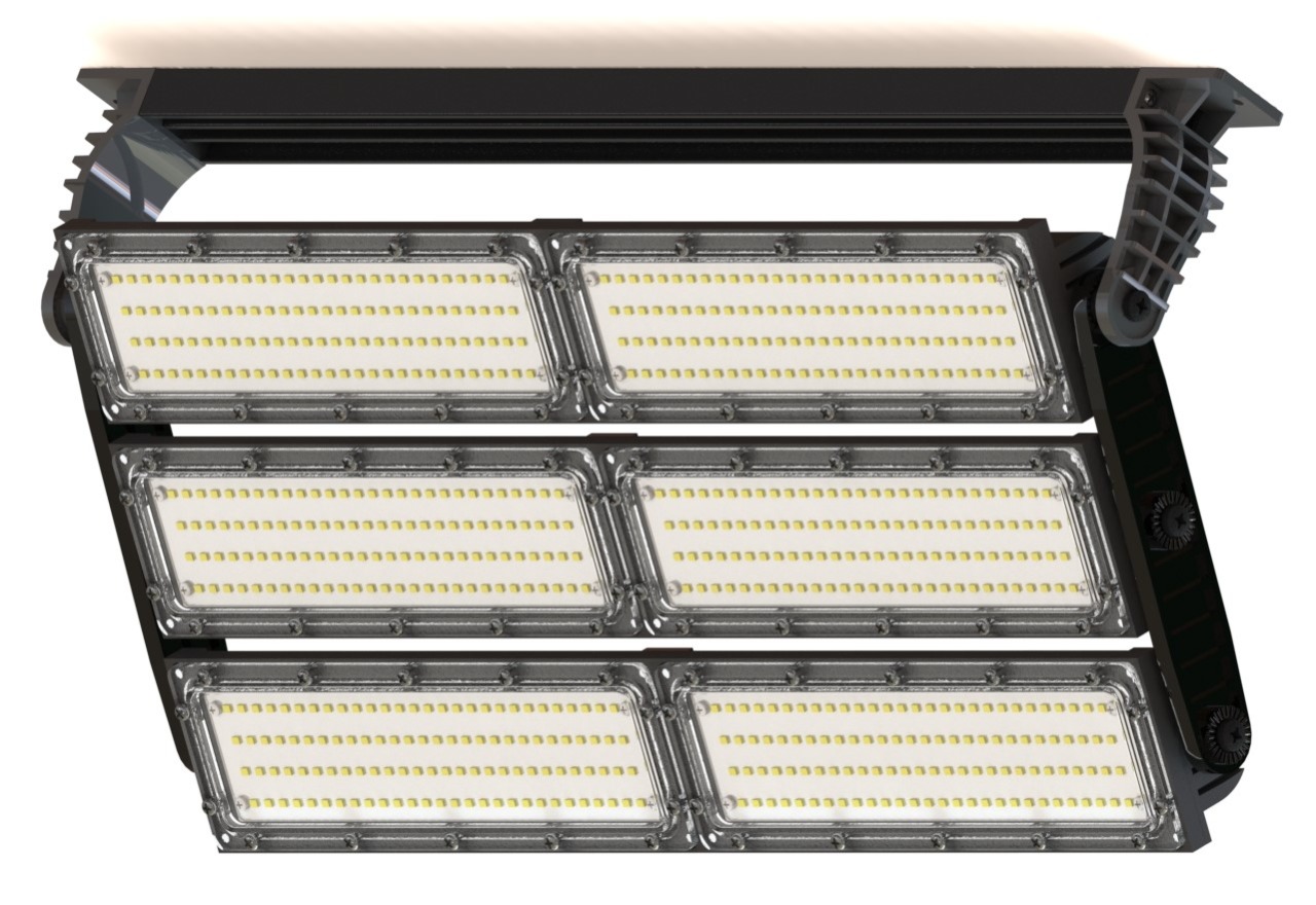 Refletor Holofote 1000W LED Osram Combate 90000lm Bivolt IP66