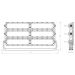 Refletor Holofote 1000W LED Osram Combate 90000lm Bivolt IP66