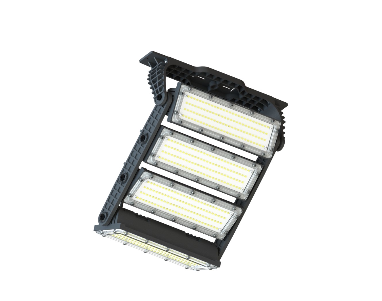 Refletor Holofote LED Preto 500W Osram 42000lm IP66 Combate