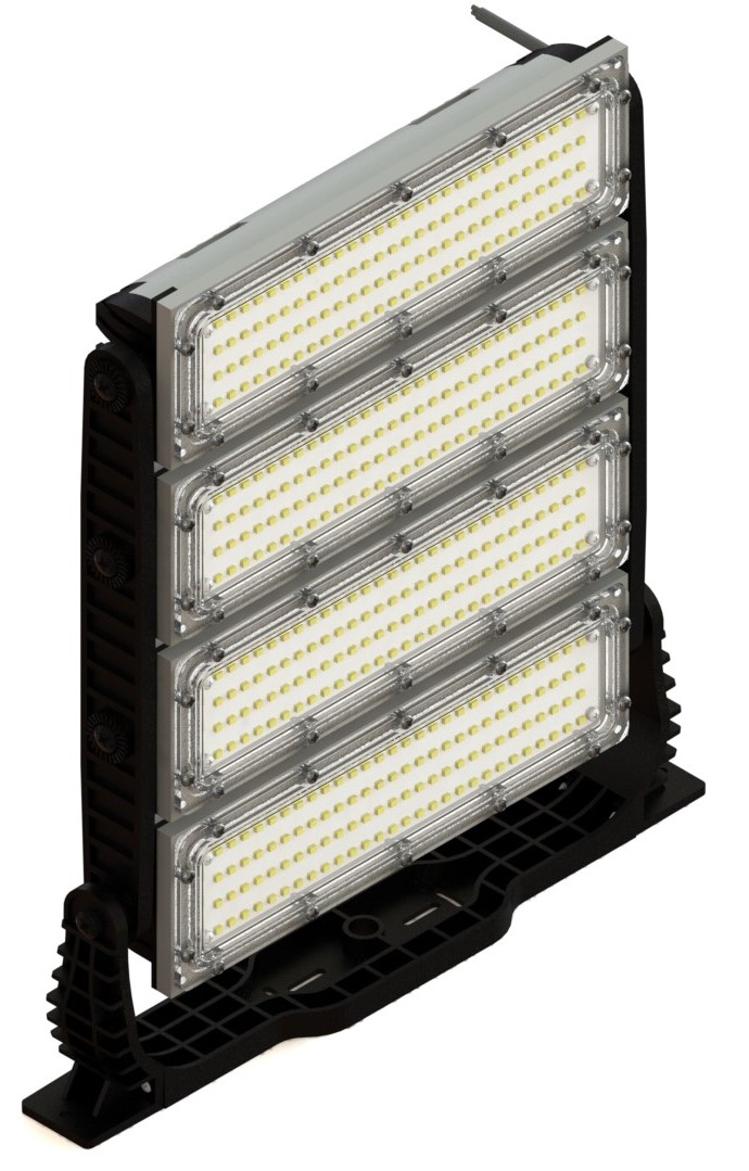 Refletor Holofote LED Preto 500W Osram 42000lm IP66 Combate