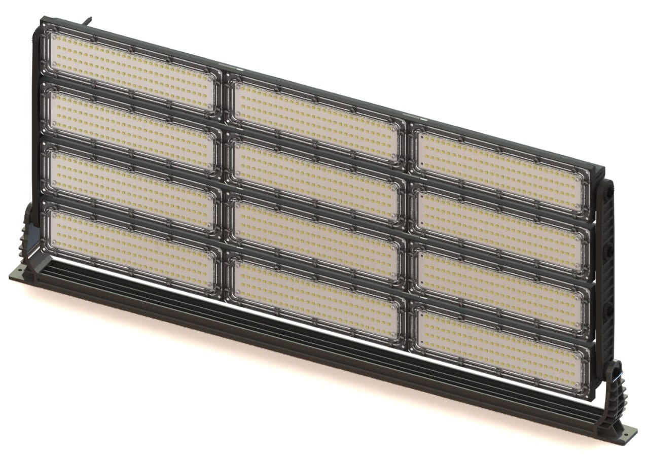 Refletor Modular 1500W Big LED Osram, Grande, Ideal para Campo, Quadra de Futebol, À Prova d'Água