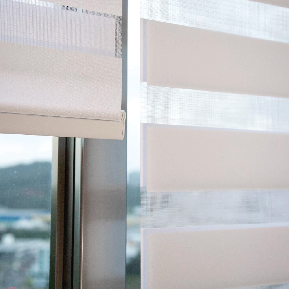 Persiana Double Vision Branco - 1,00m x 1,20m
