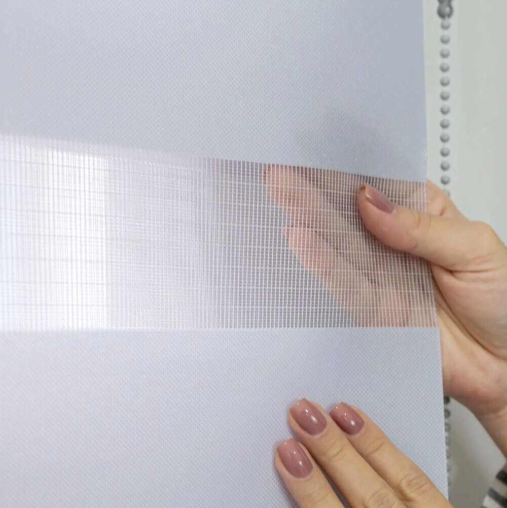 Persiana Double Vision Cinza - 1,00m x 1,20m