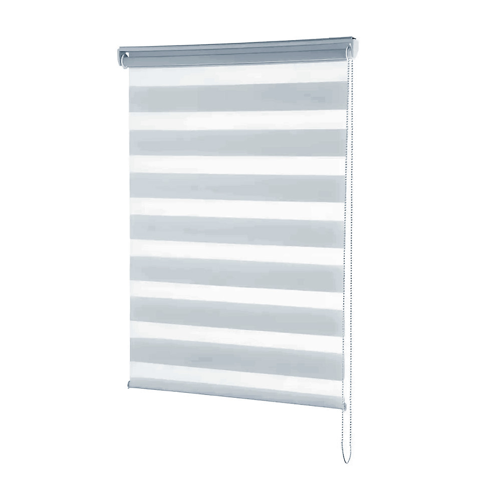 Persiana Double Vision Cinza - 1,30m x 2,30m