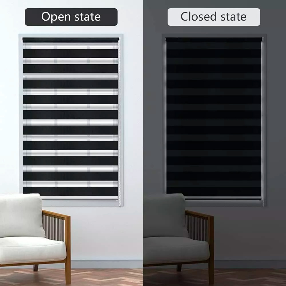 Persiana Double Vision Preto - 2,10m x 1,90m