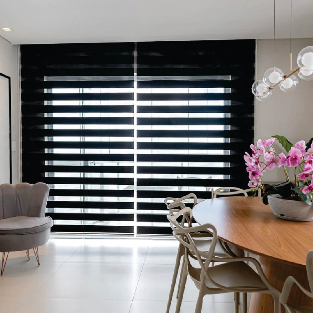 Persiana Double Vision Preto - 2,30m x 1,30m