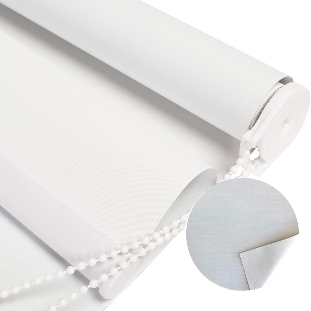 Persiana Rolo Blackout Branca - 1,20m x 1,30m