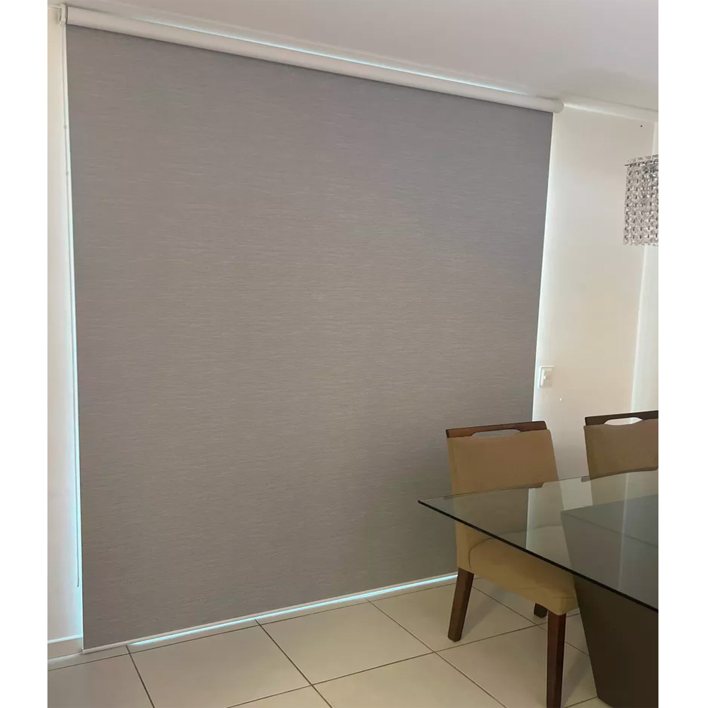 Persiana Rolo Blackout Cinza - 1,60m x 2,90m