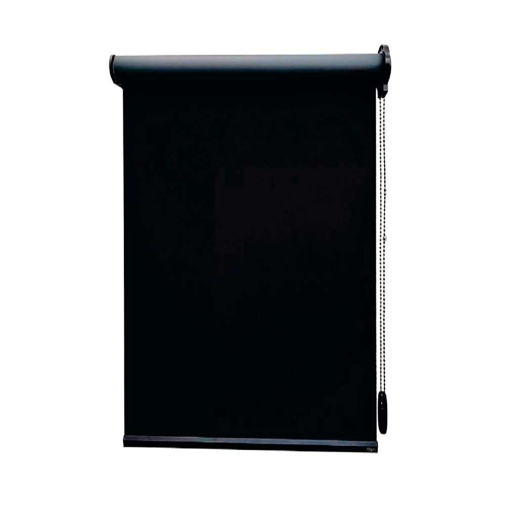 Persiana Rolo Blackout Pinpoint Preta - 1,70m x 1,60m