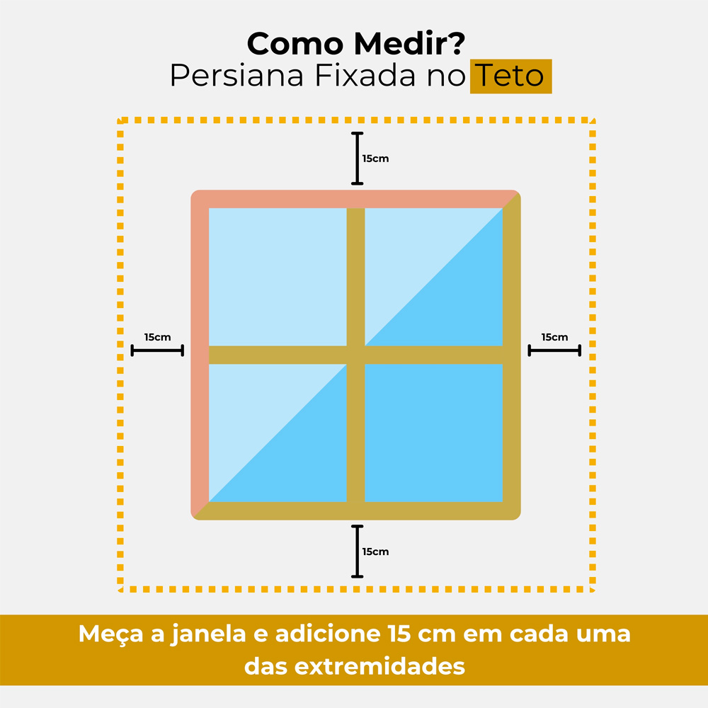 Persiana Rolo Translucido Branco - 2,20m x 2,20m
