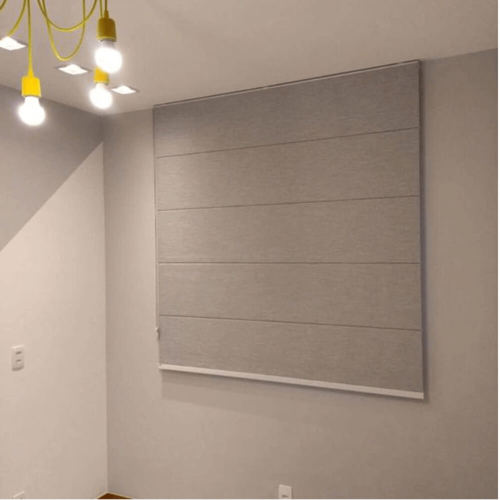 Persiana Romana Blackout Bege - 1,60m x 1,70m
