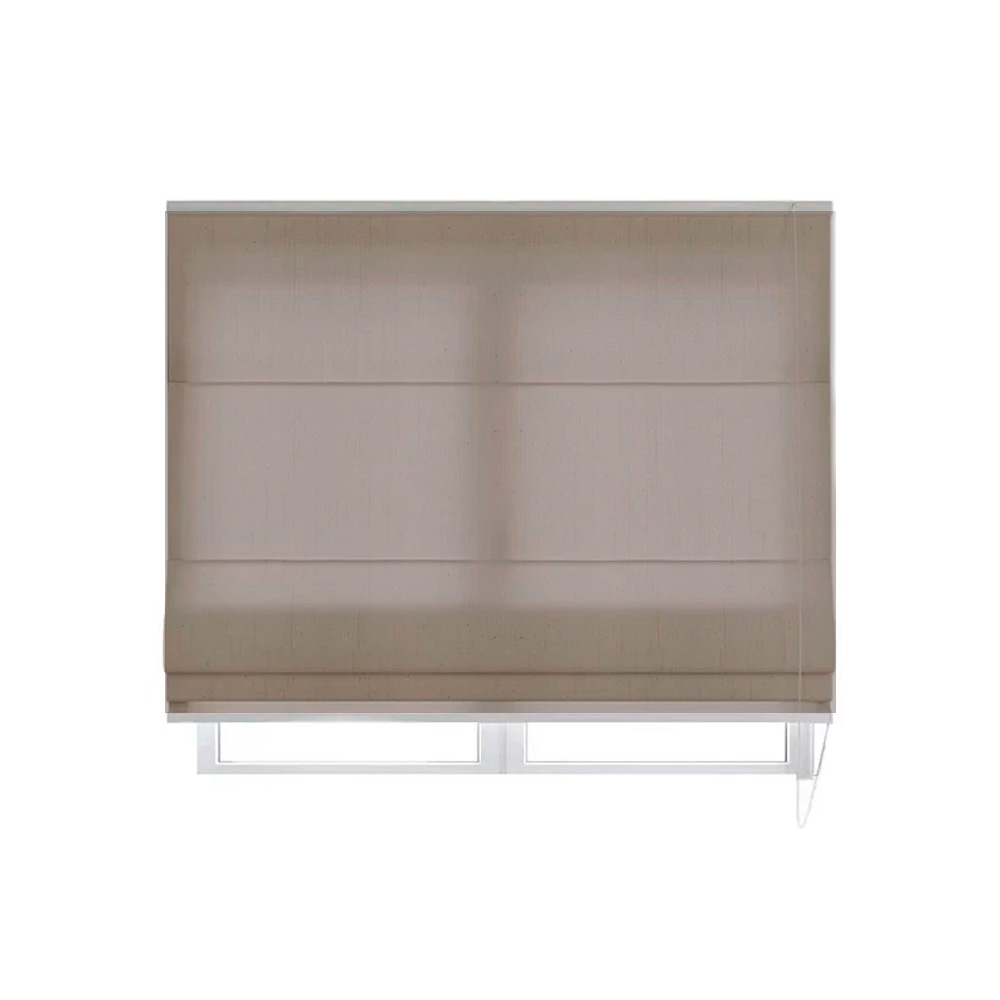 Persiana Romana Translucida Marrom - 2,40m x 1,60m