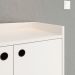 Aparador Buffet Dallas Pés Palito Retrô 4 Portas Decoração Sala Jantar Cantinho Café - Off White - RPM Móveis