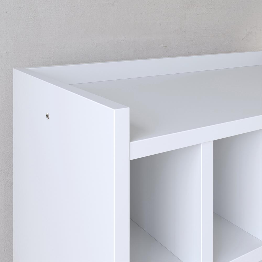 Aparador Decorativo Compacto com Adega Cantinho Café Bar Sala Escritório Apartamento Área Gourmet Moderno – Baden Branco – RPM