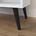 Aparador Decorativo Compacto com Adega Cantinho Café Bar Sala Escritório Apartamento Área Gourmet Moderno – Baden Branco – RPM
