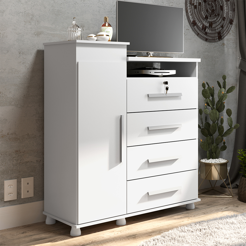 Cômoda Juma New - Branco - Patrimar Móveis
