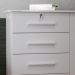 Cômoda Organizadora Com Prateleira Interna E 4 Gavetas Jade New - Branco - MiraRack Móveis