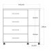 Cômoda Sapateira Belle 1,03 Organizadora 4 Gavetas Prateleira Nicho Interno - Branco - Lojas RPM