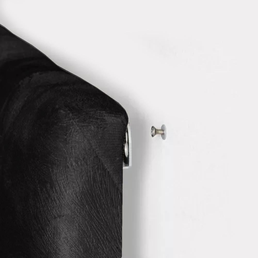 Cabeceira Aurora Cama Box Solteiro Infantil em L Suspensa Almofadada Proteção Lateral Estofada Decoração Quarto - Preto Suede - RPM Móveis