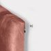 Cabeceira Aurora Cama Box Solteiro Infantil em L Suspensa Almofadada Proteção Lateral Estofada Decoração Quarto - Rose Suede - RPM Móveis