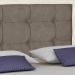 Cabeceira Casal 1,40 Cairo - Suede Imbuia 06 - Art Nossa