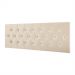Cabeceira Estofada Painel Quarto Cama Box Casal 1,60 Moderna Paris Com Captonê - Areia Suede - Rpm Móveis