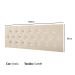 Cabeceira Estofada Painel Quarto Cama Box Casal 1,60 Moderna Paris Com Captonê - Areia Suede - Rpm Móveis