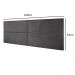 Cabeceira Estofada Suede Para Cama Box Casal Queen 1,60 Capri - Cinza - Lojas RPM 