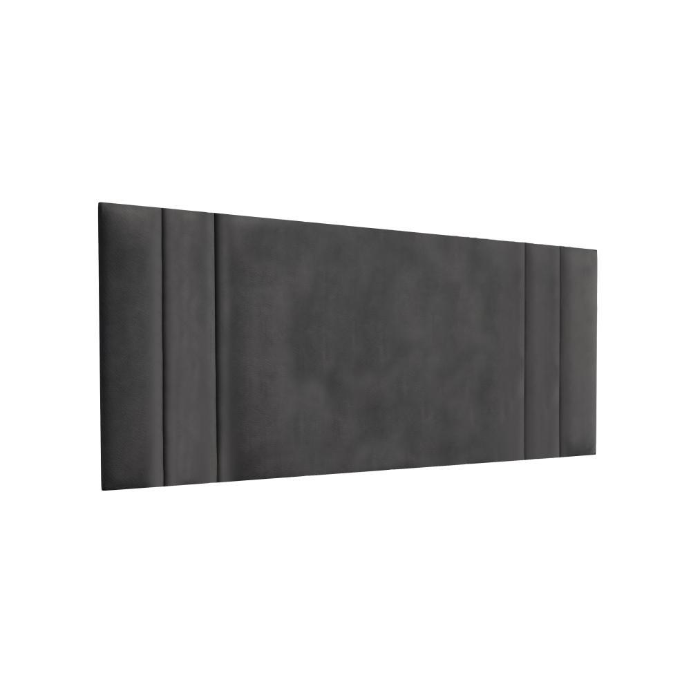 Cabeceira Para Cama Casal Queen Luana 1,60 Estofada Suede - Cinza - RPM Móveis