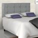 Cabeceira Queen 1,60 Cairo - Suede Cinza 05 - Art Nossa