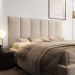 Cabeceira Suspensa Estofada Decoração Quarto Cama Box Casal 1,40 Julia - Areia Suede - Lojas RPM