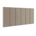 Cabeceira Suspensa Estofada Decoração Quarto Cama Box Casal 1,40 Julia Bege Suede - Lojas RPM