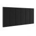 Cabeceira Suspensa Estofada Decoração Quarto Cama Box Casal King Size 1,95 Julia - Preto Suede - Lojas RPM