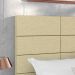 Cabeceira Suspensa Estofada Encanto Cama Box Casal 1,40 Decoração Quarto - Bege Linho - Lojas RPM