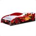 Cama Carro Solteiro Piloto F96 Montessoriana MDF Estrado Reforçado Decoração Quarto Infantil Menino Criança - Vermelho - RPM