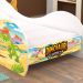 Cama Dinossauro World Solteiro Lateral com Proteção - RPM Móveis