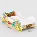 Cama Dinossauro World Solteiro Lateral com Proteção - RPM Móveis