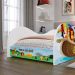 Cama Infantil Animais Arca Noé Mini Cama MDF Montessoriana Segura Decoração Temática Quarto Criança Menina Menino - RPM Móveis